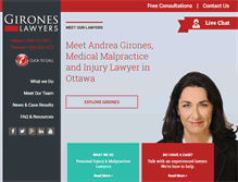 Tablet Screenshot of gironeslawyers.com